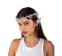 Élégant ensemble d'accessoires pour cheveux en strass comprenant bandeau et clip d'oreille, cadeau pour les jeunes femmes et les créateurs de tendances