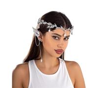 Élégant ensemble d'accessoires pour cheveux en strass comprenant bandeau et clip d'oreille, cadeau pour les jeunes femmes et les créateurs de tendances