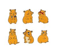 Élégant Épingle De Broche Métallique Capybaras Pin Broche Capybaras Unique Adapté Usures Tous Les Jours Et Rassemblements Déclaration Mode Tendance