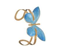 Élégant et ouvert en acier inoxydable avec papillon tendance, léger et confortable, pour un usage quotidien ou des occasions spéciales. Extrémité ouverte délicate pour un usage quotidien, One Size