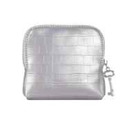Élégant étui à bijoux portable pour femme, espace de rangement multifonctionnel, parfait pour les accessoires et le maquillage, sacs de voyage pour femme, Argent, Beauté de masse
