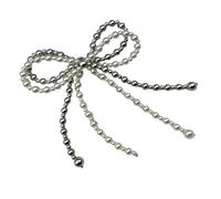 Élégant étui de téléphone avec perles et nœud pour femme - Décoration pour ajouter un charme unique aux sacs et vêtements pour femme