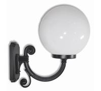 Élégant Extérieure Noir Blanc Écran de Boule IP43 E27 Tala Wandleuchte Maison