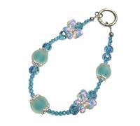 Élégant fait à la main Perles Téléphone Lanyard Bijoux Mode Mobile Keychain Sangle pour Femmes Accessoire de Téléphone Design Papillon