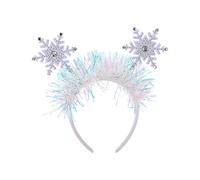 Élégant flocon de neige Accessoires pour cheveux avec strass blancs scintillants pour les vacances, les festivals et les fêtes d'hiver