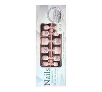 Elegant French Tip Designs Lot de 120 faux ongles d'orteils pour une pédicure professionnelle à domicile Accessoires de beauté