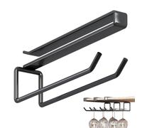 Elegant Glass Organizer - Wine Glass Hanger for Stylish Bars | Iron Material with No Drill Design, Under Counter Rack, Compact Display Function, Perfect for Cabinet, Cellar, Dining Room Apartment