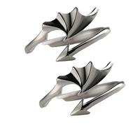 Élégant gothique ange démons ailes anneaux ensemble pour couples taille réglable pour lui sa relation bijoux ange diable aile couple anneaux