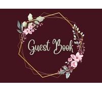 Elegant Guest Book: Black & White Sign-In & Message Book for Weddings, Birthdays, Parties & Celebrations: Minimalist Black & White Interior | 8.25 x 6 ... Message Pages with Signature Lines for Guests