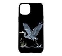 Élégant héron Volant pour Observer Les Oiseaux des Zones humides Coque pour iPhone 15 Plus