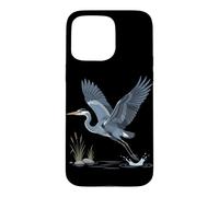 Élégant héron Volant pour Observer Les Oiseaux des Zones humides Coque pour iPhone 15 Pro Max