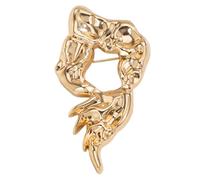 Elegant Hollow Design Alloy Brooch Adornment Creative Lapel Pin Jewelry Adding A Touch Of Charm To Any Outfit Elegant Alloy Brooch