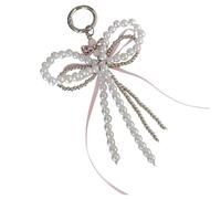 Elegant Imitation Pearls Butfly Bowknot Charm Pour Sacs À Main Accessoire Bourse La Mode Avec Une Sensation Confortable Party Dating Accessoire