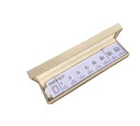 Elegant Jewelry Store Tableau portable pour bagues et pierres précieuses en oxyde de zirconium Outil de comparaison des tailles de bagues