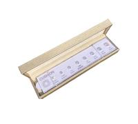 Elegant Jewelry Store Tableau portable pour bagues et pierres précieuses en oxyde de zirconium Outil de comparaison des tailles de bagues