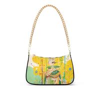 Elegant Lady with A Sword Green Girl Sac à bandoulière tendance pour homme Sac à main pour femme