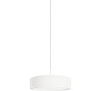 Élégant Lampe Suspendue Blanc Papier 3-flmg Rond Moderne Machines Salon Lampe