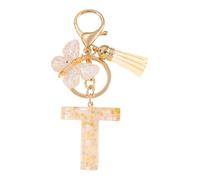 Élégant Lettre De Résine Métallique Keychain Papillons Papillons Décoration Légère Sécurisation Clés Sécurisées Pour Une Lettre Personnalisable À Usage Quotidien Porte Clé Pour Cadeaux