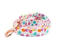 Elegant little tail Laisse solide pour chien avec poignée douce en coton pour la Saint-Valentin, pour les vacances, pour chiens de petite, moyenne et grande taille