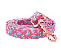 Elegant little tail Laisse solide pour chien avec poignée douce en coton pour la Saint-Valentin, pour les vacances, pour chiens de petite, moyenne et grande taille
