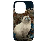 Élégant Livre d'histoires de Chat Vintage Coque pour iPhone 14 Pro