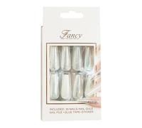 Elegant Long Ballet False Nails | Reusable French Press Nails with Glue Gel | Extra Long Acrylic Nails for Weddings and lOccasions for long nails French press nails with 5.59x2.95x0.83 inches