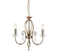 Élégant Lustre En Laiton Antique Réglable Pour Salle À Manger