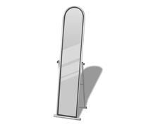 Elegant Miroir autoportant rectangulaire pleine longueur Gris""Bonne vie""28840 - Gris 6,3 Kg