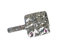 Élégant miroir cosmétique portable avec reflet clair outil de beauté à la mode miroir miroir pour une utilisation durable, Trompette carrée, Beauté de masse