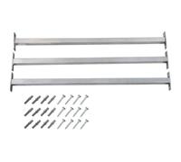 Elégant Mode Barres de fenêtre réglables de sécurité 3 pcs Grille de fenêtre défense protection cambriolage710-1200 mm3179