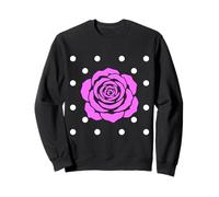 Élégant Motif à Pois Roses Solo Formes Mania Sweatshirt