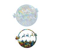 Élégant moule en résine en forme de bois de cerf pour décoration murale unique et décorations de Noël