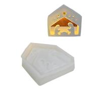 Élégant moule en silicone réutilisable pour projets d'artisanat adaptés pour les travaux manuels, supports décoratifs de Noël et cadeaux de Noël moules en silicone pour la pâtisserie