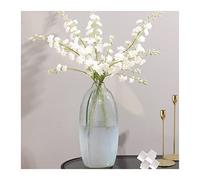 Élégant Nouveau Vase en Verre de Luxe léger Style Ins, décoration Salon, Arrangement Fleurs, d'eau Transparent Centres de Table(Grand)