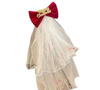 Élégant nœud en voile pour femme - Bandeau de Noël - Décoration de cheveux pour améliorer le charme et la confiance lors des bals de fin d'année