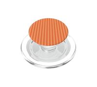 Elegant Orange and Peach Stripes Elegant Vertical Lines PopSockets PopGrip pour MagSafe