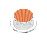 Elegant Orange and Peach Stripes Elegant Vertical Lines PopSockets PopGrip pour MagSafe