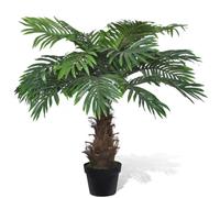 Elegant Palmier cycus artificiel avec pot 80 cm ""Bonne vie""35975 - Vert 4,65 Kg
