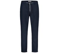 Élégant pantalon chino cordon ourlet revers poches derrière