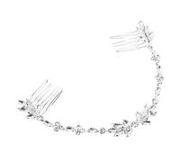 Élégant Peigne À Cheveux En Cristal Pour Mariée Accessoire Décoratif Pour Cheveux De Mariée Design De Chaîne