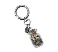 Élégant pendentif en forme de bocal à café fabriqué en acrylique robuste et alliage, idéal pour un usage quotidien ou comme souvenir de voyage pour les amateurs de café