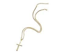 Élégant pendentif en forme de croix résistant au ternissement - Accessoire de bijoux pour personnaliser l'expression et la foi - Pendentif en forme de croix Hip Hop, taille unique, Comme décrit, Comme