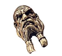 Élégant pendentif en laiton sculpté pour décoration extérieure robuste pour terrasse, balcon, styles traditionnels, ornement fait main, pendentif homme âgé, taille unique, Comme décrit, Comme décrit.