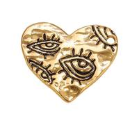 Élégant Pendentif Papillon D ' Amour Double Couleur En Acier Inoxydable