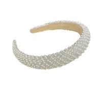 Élégant perles décorées perles bandeau de cheveux conception confortable cerceau de cheveux pour un usage quotidien et des célébrations décoration formelle