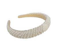 Élégant perles décorées perles bandeau de cheveux conception confortable cerceau de cheveux pour un usage quotidien et des célébrations décoration formelle