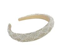 Élégant perles décorées perles bandeau de cheveux conception confortable cerceau de cheveux pour un usage quotidien et des célébrations décoration formelle