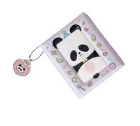 Élégant petit porte-carte photo protège 40 cartes, album photo portable idole classeur livre avec breloque pour les collectionneurs de fans, classeur de cartes photo en plastique pour Kpop