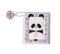 Élégant petit porte-cartes photo protège 40 cartes, album photo portable idole classeur livre avec breloque pour les collectionneurs de fans, petit classeur de rangement de cartes photo
