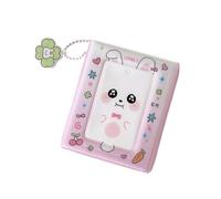 Élégant petit porte-cartes photo protège 40 cartes, album photo portable idole classeur livre avec breloque pour les collectionneurs de fans, petit classeur de rangement de cartes photo